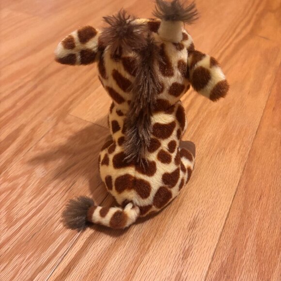 TY Velvety Peaches Giraffe 6” Plush Stuffed Animal Toy Jungle Safari Nursery Zoo - Picture 2 of 3